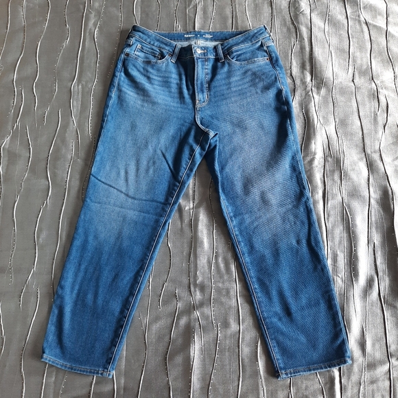 Old Navy Denim - Old Navy O.G. Straight High Rise Jeans Womens Size 14 Cozy Lined